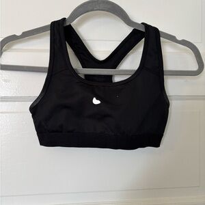 Nike, youth Medium sports bra, black